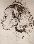 Head portrait  of female